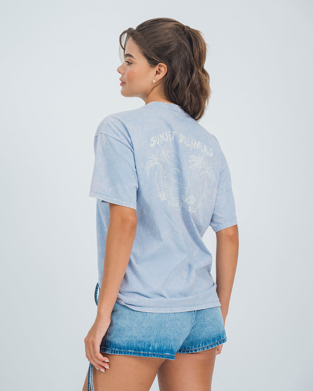 CAMISETA AMPLIA LARGA MANGA CORTA PIMA