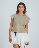 CAMISETA BOXY MANGA CORTA BRES