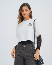 CAMISETA AMPLIA CORTA MANGA CORTA FERAL