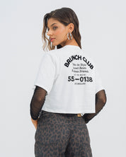 CAMISETA AMPLIA CORTA MANGA CORTA FERAL