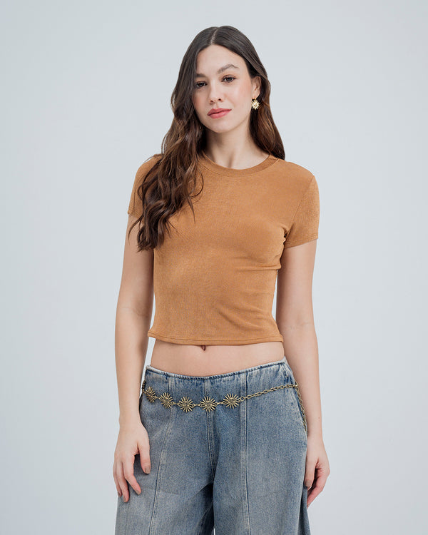 CAMISETA AJUSTADA CORTA MANGA CORTA NADI