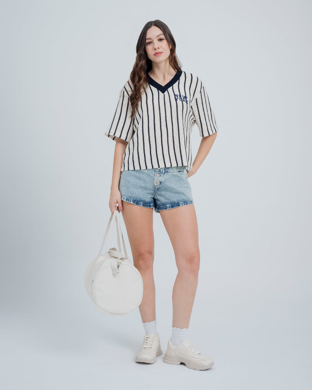 CAMISETA BOXY MANGA CORTA RAYNU