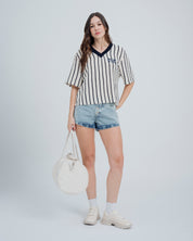 CAMISETA BOXY MANGA CORTA RAYNU