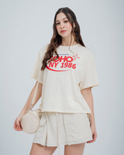 CAMISETA BOXY MANGA CORTA RHEA
