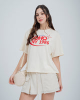 CAMISETA BOXY MANGA CORTA RHEA