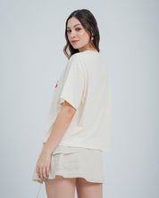 CAMISETA BOXY MANGA CORTA RHEA