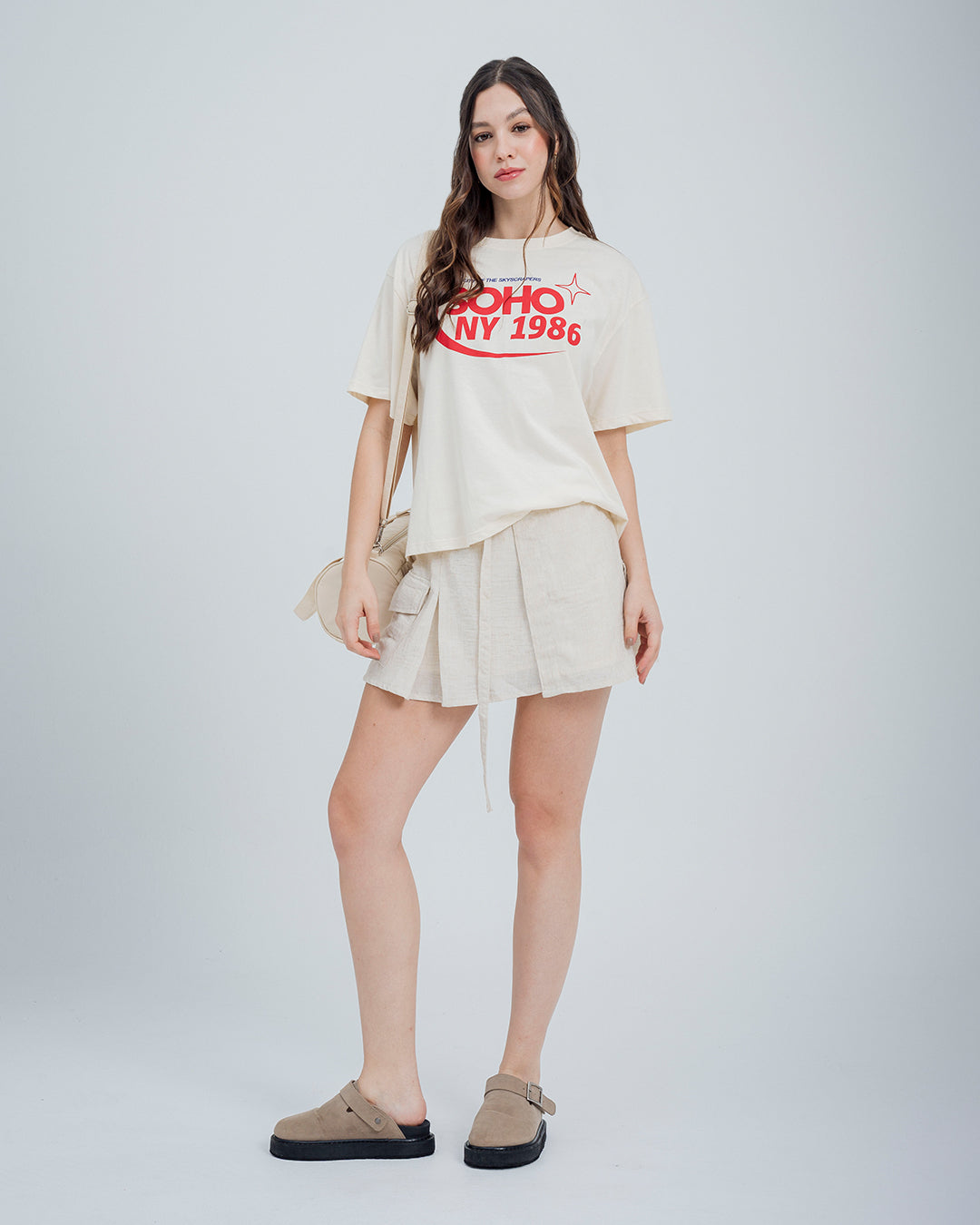 CAMISETA BOXY MANGA CORTA RHEA