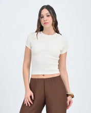 CAMISETA AJUSTADA MANGA CORTA THIA