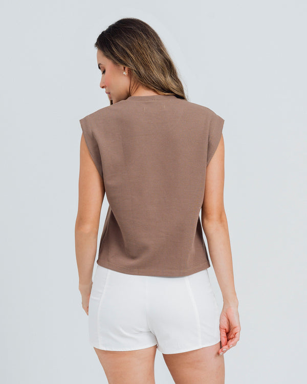CAMISETA BOXY MANGA CORTA ALVI