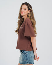 CAMISETA BOXY MANGA CORTA MAURI