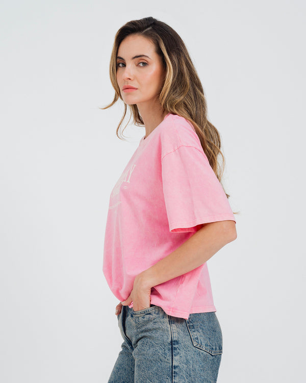 CAMISETA BOXY MANGA CORTA REGIL