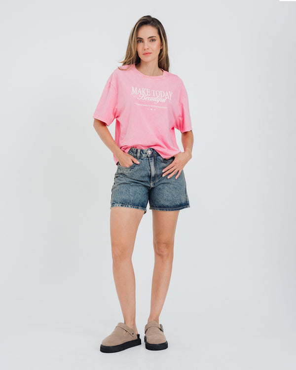 CAMISETA BOXY MANGA CORTA REGIL