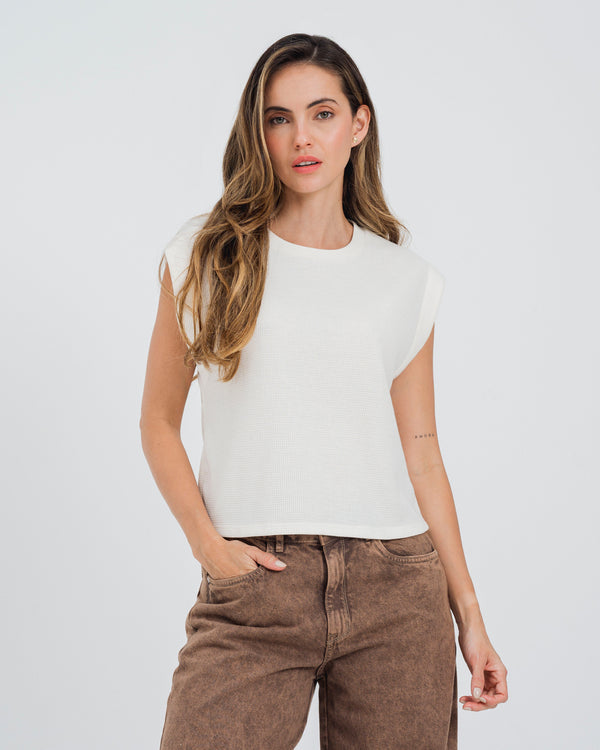 CAMISETA BOXY MANGA CORTA FARI