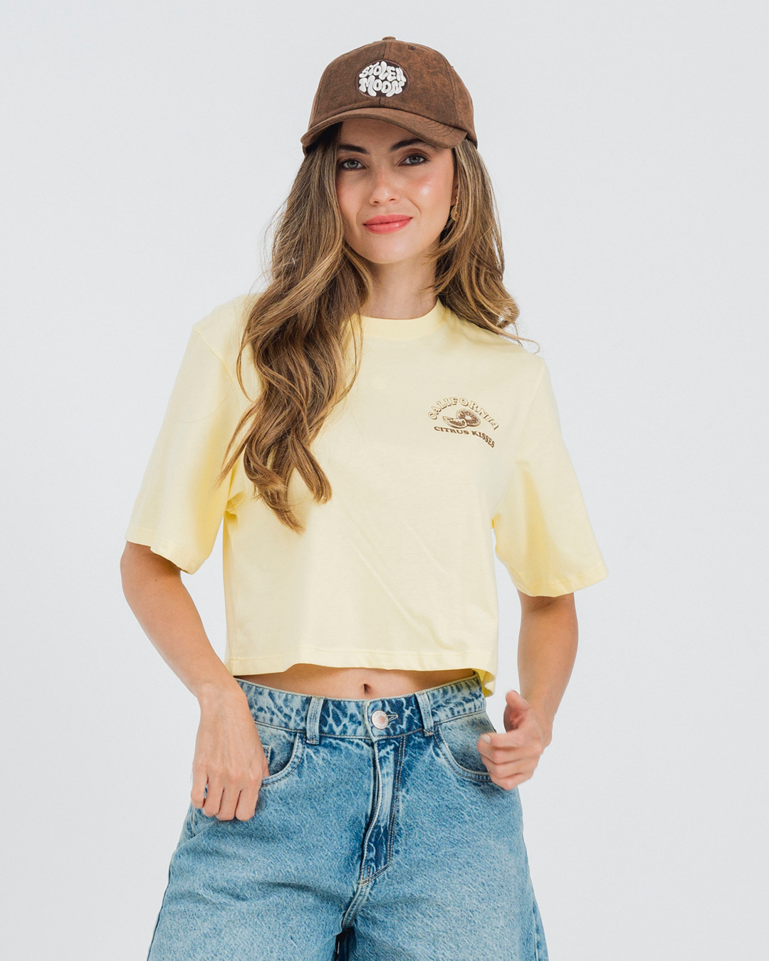 CAMISETA AMPLIA CORTA MANGA CORTA TOUNI