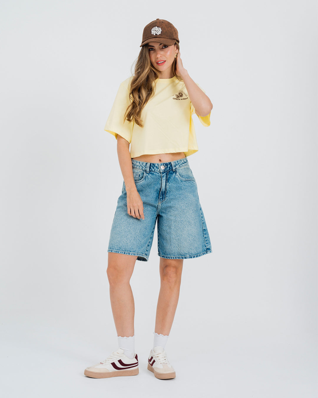 CAMISETA AMPLIA CORTA MANGA CORTA TOUNI