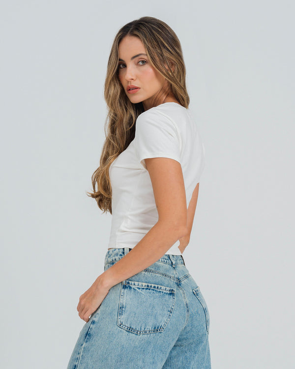 CAMISETA AJUSTADA MANGA CORTA LONAR