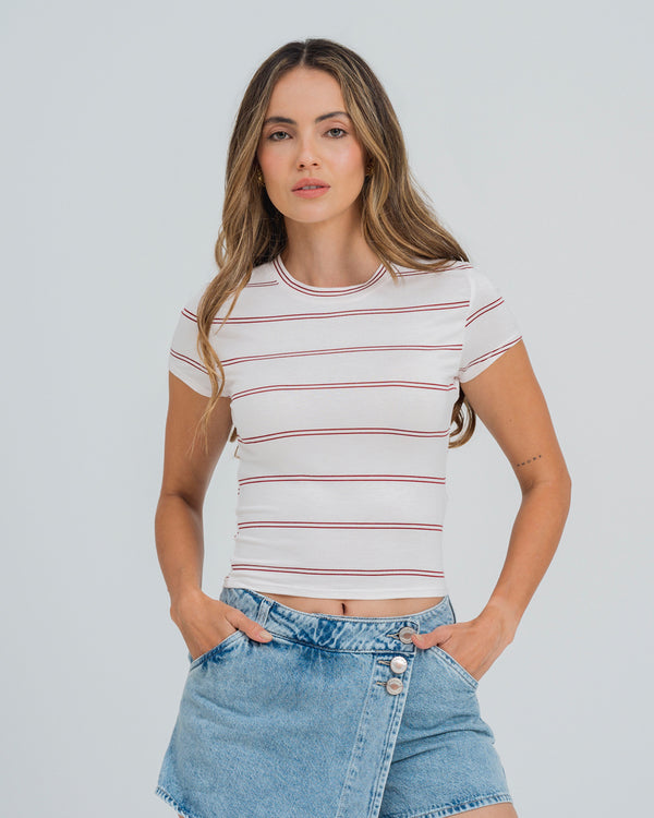 CAMISETA AJUSTADA MANGA CORTA UNITED