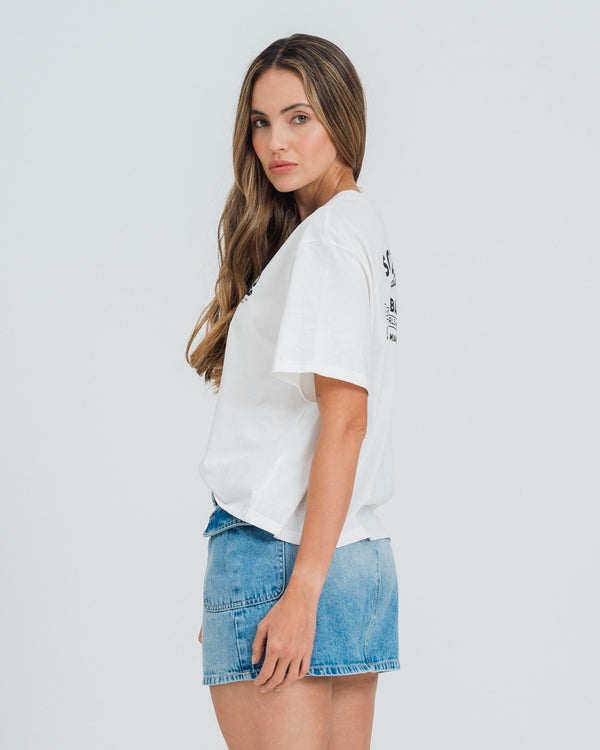 CAMISETA BOXY MANGA CORTA DOUR