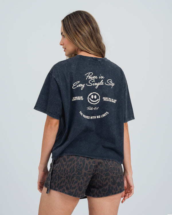 CAMISETA BOXY MANGA CORTA SERFRI
