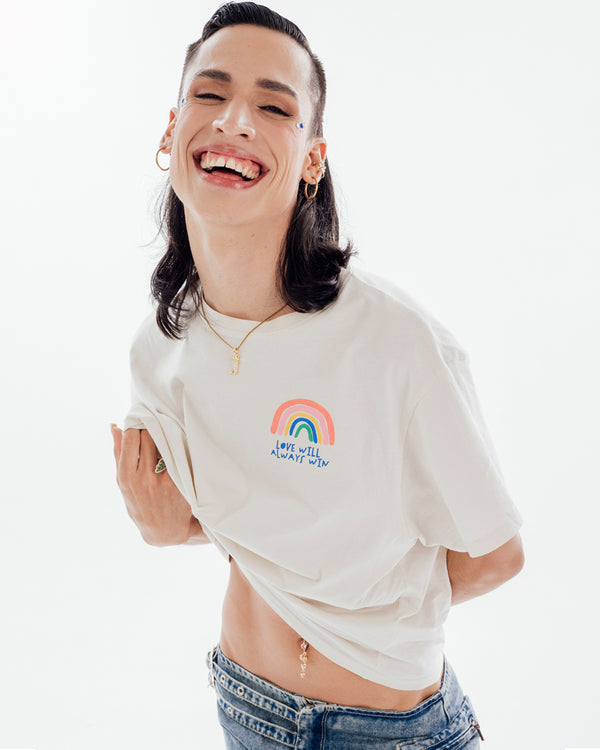 CAMISETA BOXY MANGA CORTA ILYA