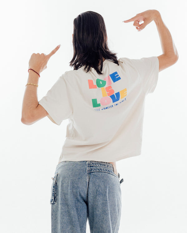 CAMISETA BOXY MANGA CORTA ILYA