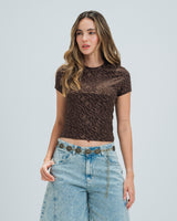 CAMISETA AJUSTADA CORTA MANGA CORTA BRON