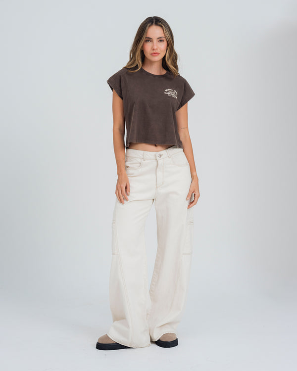 CAMISETA BOXY MANGA CORTA LAVVI