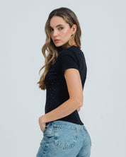 CAMISETA AJUSTADA MANGA CORTA ESTY