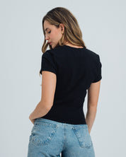 CAMISETA AJUSTADA MANGA CORTA ESTY
