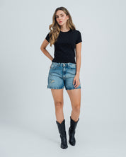 CAMISETA AJUSTADA MANGA CORTA ESTY