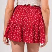 FALDA LINEA A CORTA TALLE ALTO BLOSSOM