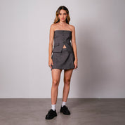 FALDA LINEA A CORTA TALLE MEDIO MISMI