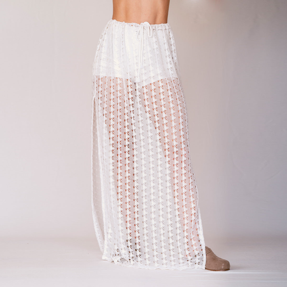 FALDA LINEA A LARGA TALLE MEDIO SATURNO