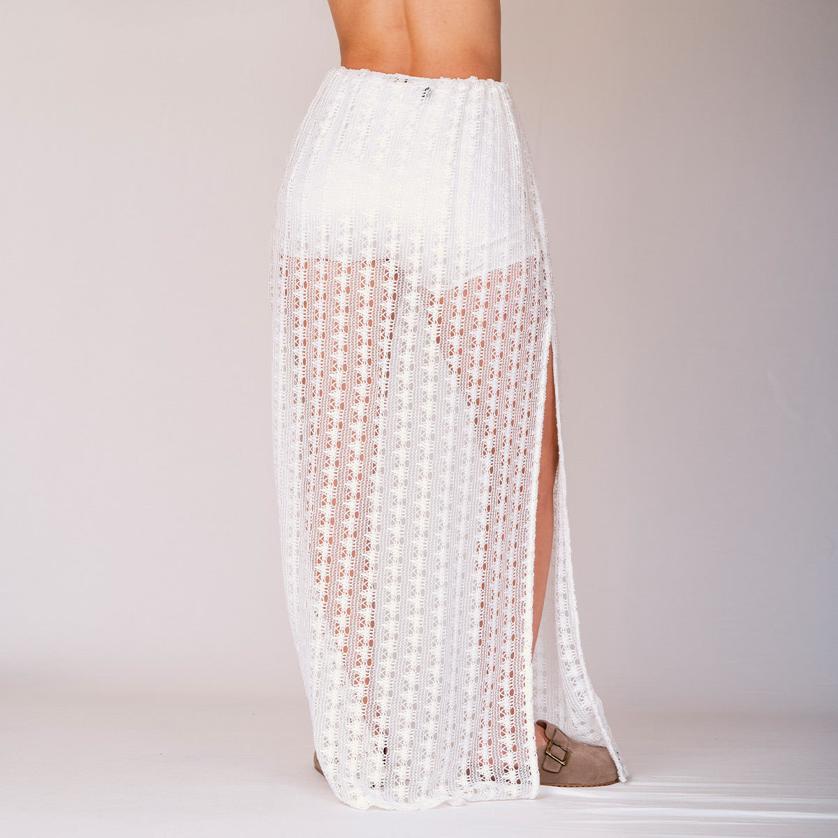 FALDA LINEA A LARGA TALLE MEDIO SATURNO