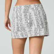 FALDA CORTA TALLE MEDIO PITÓN