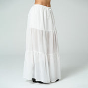 FALDA LINEA A LARGA TALLE MEDIO MARCEL