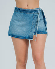 FALDA SHORT TALLE ALTO TENME