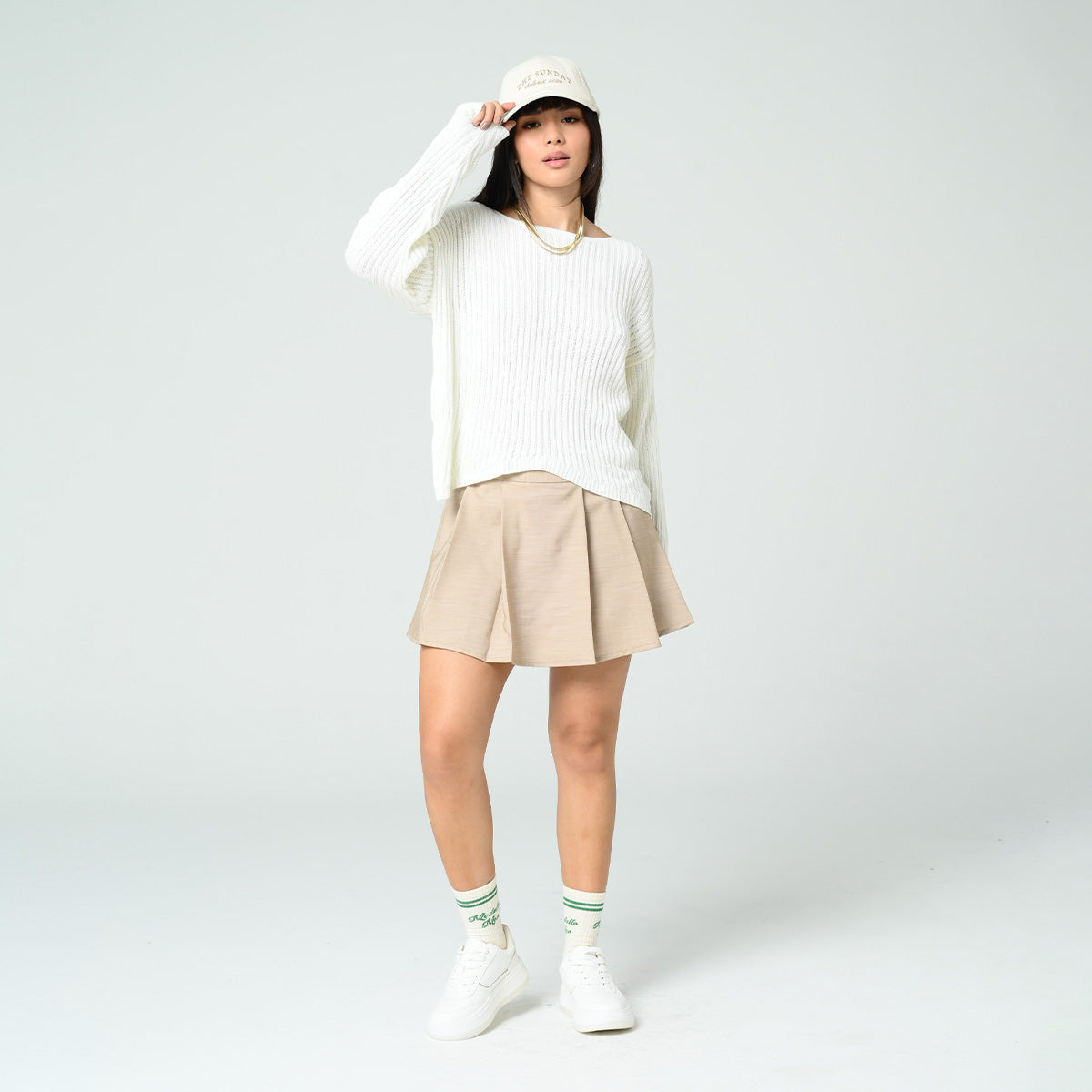 FALDA CORTA TALLE MEDIO SHIN