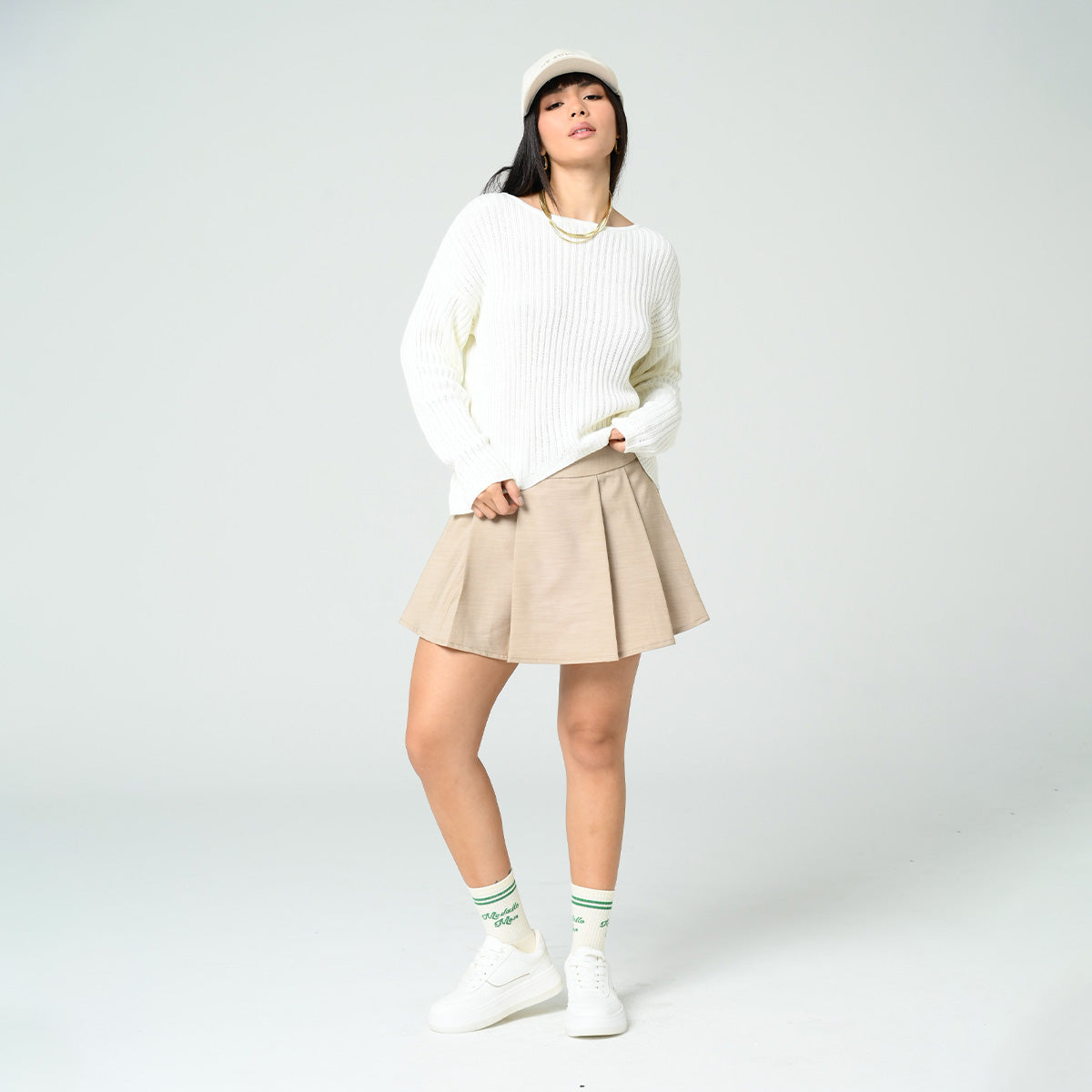 FALDA CORTA TALLE MEDIO SHIN