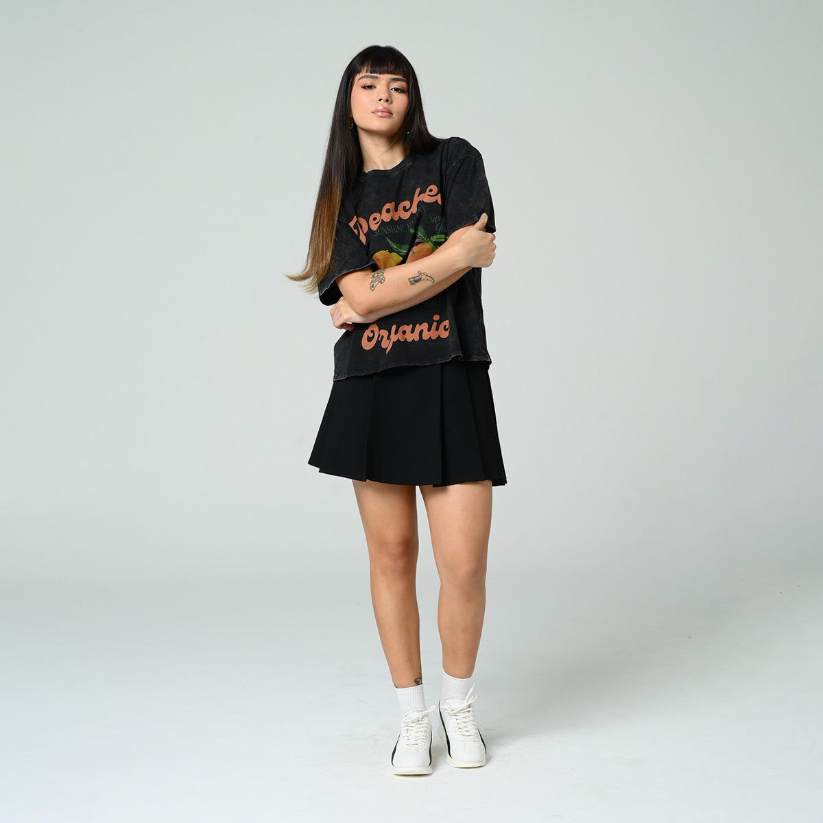 FALDA CORTA TALLE MEDIO RUDE