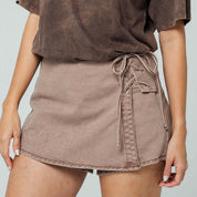 FALDA SHORT TALLE ALTO DESA