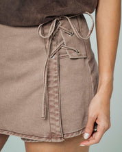 FALDA SHORT TALLE ALTO DESA