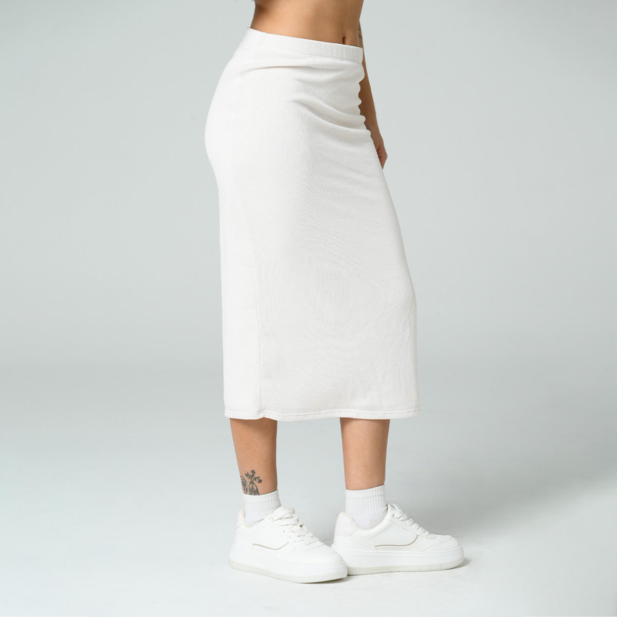 FALDA MIDI TALLE MEDIO LANY