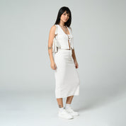 FALDA MIDI TALLE MEDIO LANY