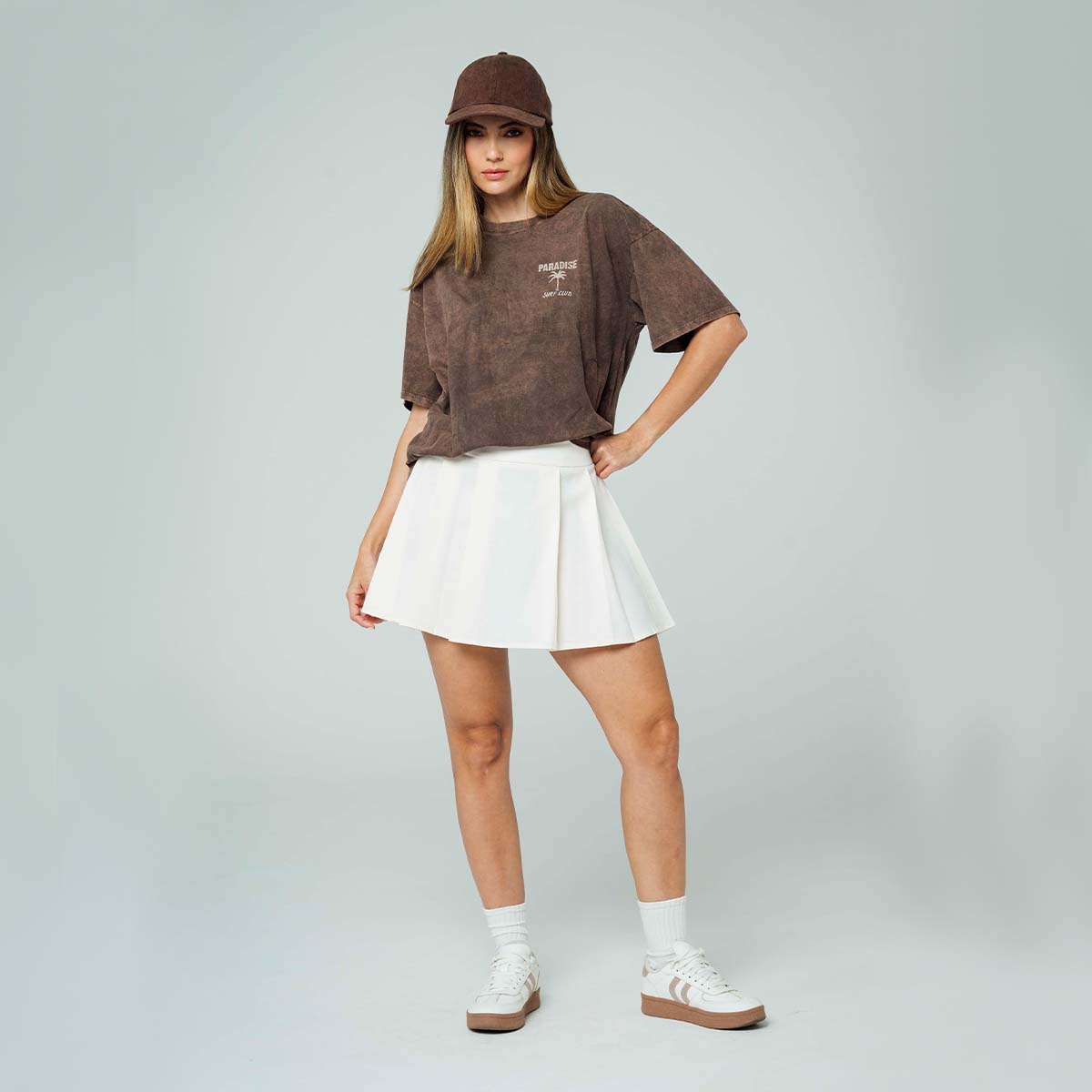 FALDA CORTA TALLE MEDIO LAIDA