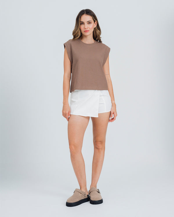 FALDA SHORT TALLE MEDIO DUBLIN