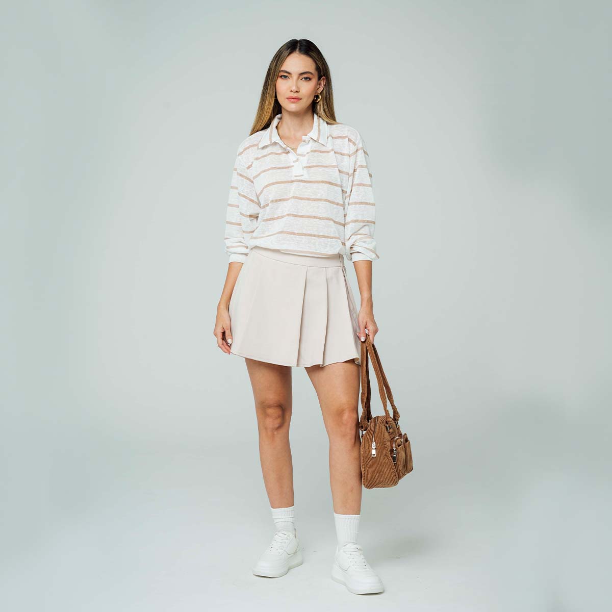 FALDA CORTA TALLE MEDIO VALLARTA