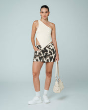 FALDA CORTA TALLE MEDIO COWYOU