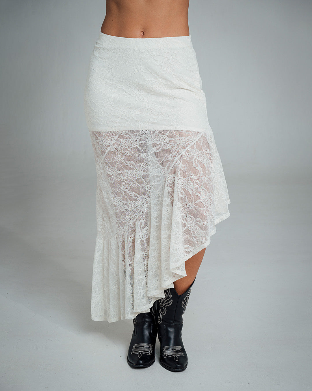 FALDA AJUSTADA TALLE MEDIO RELSB