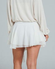 FALDA CORTA TALLE MEDIO PERFU